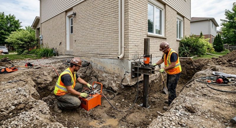 Sinking Foundation Lifting in Mystic, CT