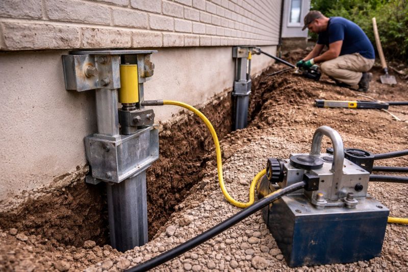 Sinking Foundation Repair in Bradford, RI
