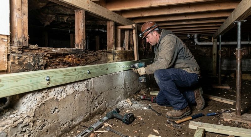 Sinking Foundation Repair in Jewett City, CT