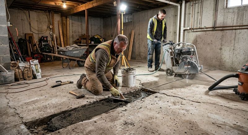 Slab Foundation Repair in Mystic, CT