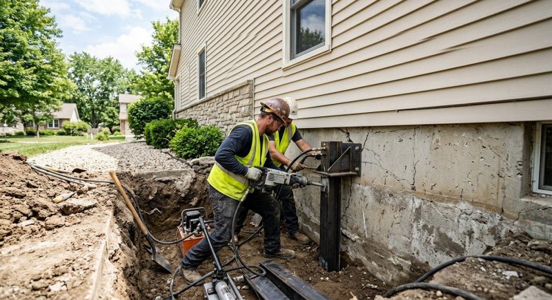 Structural Foundation Repair in Quaker Hill, CT