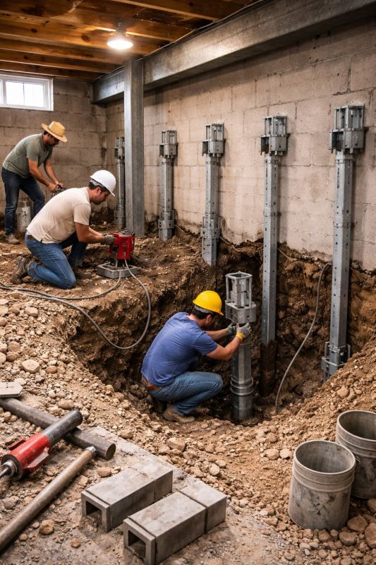 Structural Underpinning in Mystic, CT