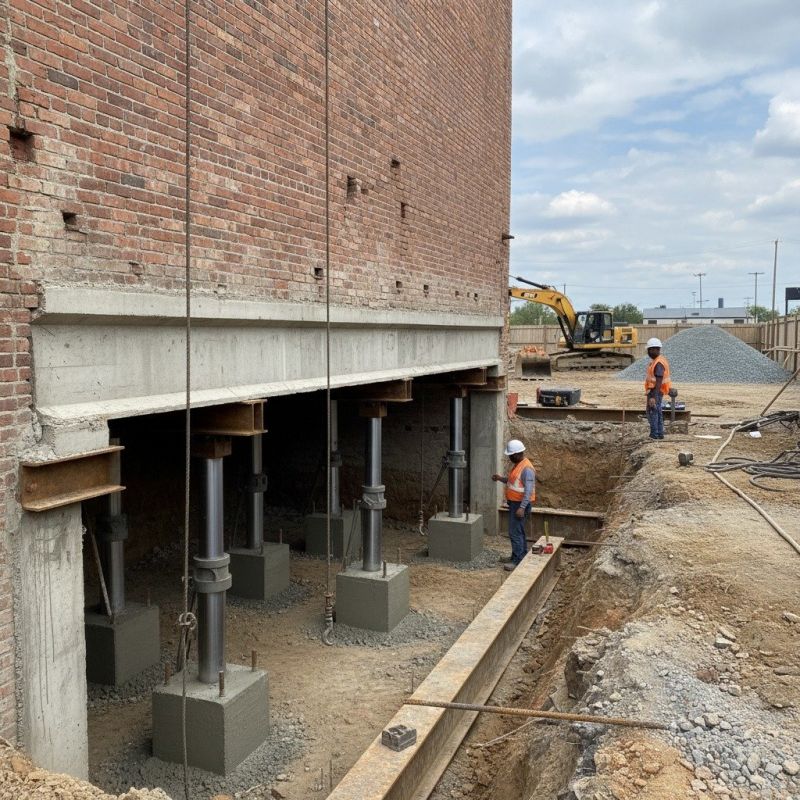 Structural Underpinning in Mystic, CT
