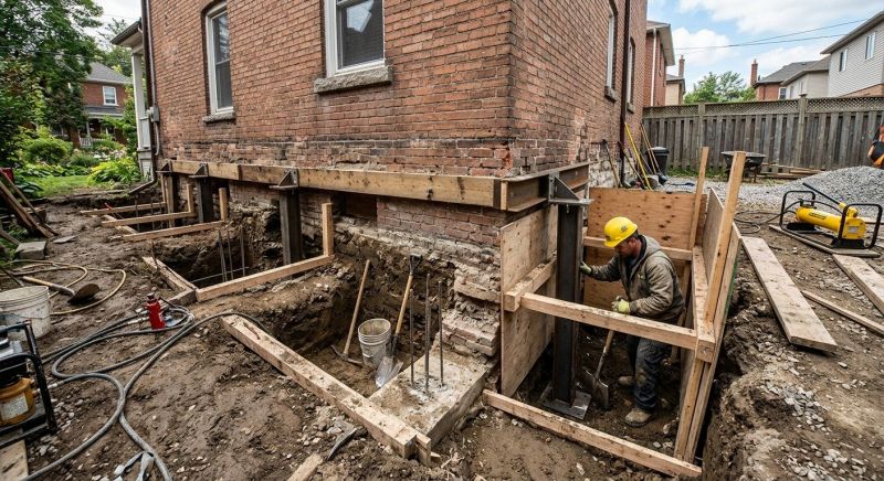 Structural Underpinning in Mystic, CT
